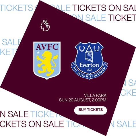 aston villa tickets on sale dates